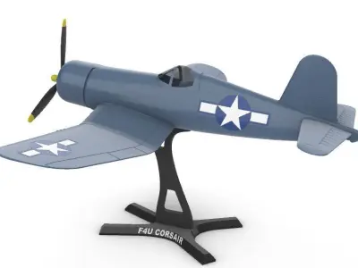  F4U CORSAIR 3D print model