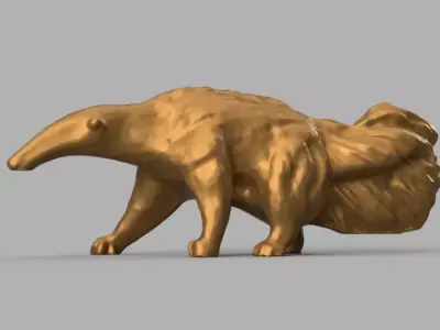 fourmilier tamanoir 3D model