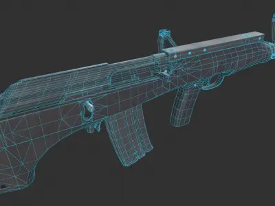 M82 Valmet Bullpup Low-poly 3D model