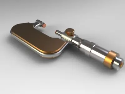 CGPdesign academyMicrometer- design by Almir Covic Free 3D model