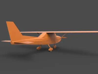 Cessna 170 3D print model