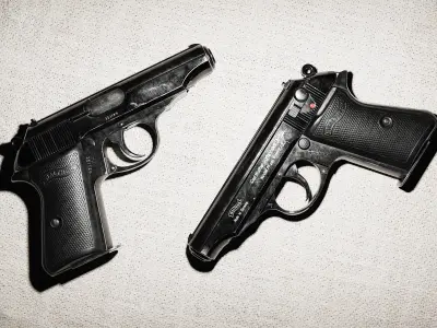 Walther PP Low-poly 3D model