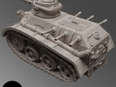 Heavy Infantry transport Pre-Supported 3D print model
