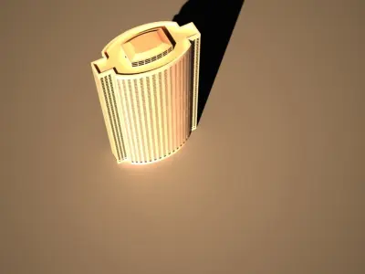 Building tallest in world Low-poly 3D model