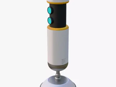 SciFi Security Pillar M1 3D model