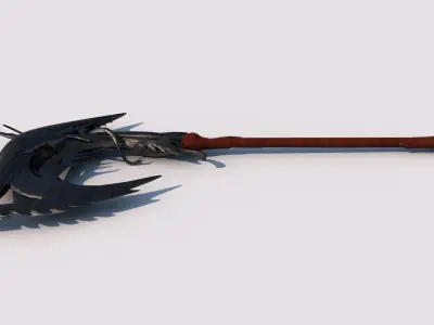 Medival Fantasy AXE 3D model