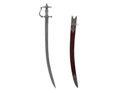 Talwar Sword Low-poly 3D model