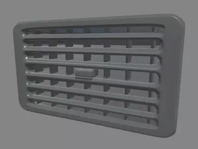 Car Air Conditioning Low-poly 3D model