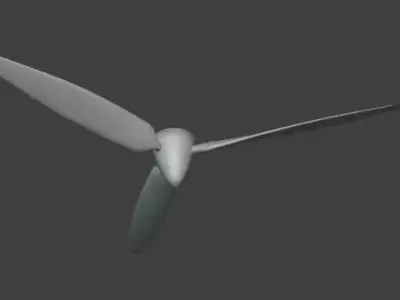 3 Blade Propeller RC Airplane and Wind Turbine 3D print model