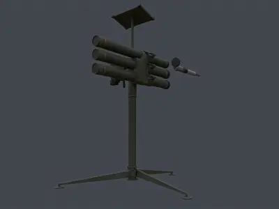 Starstreak Stan Low-poly 3D model