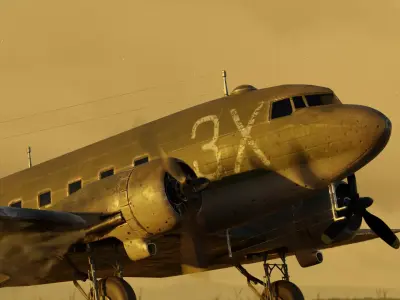 C-47 Skytrain 3D model