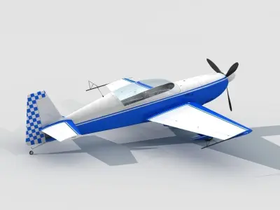 Extra 300L Racing Plane 3D model