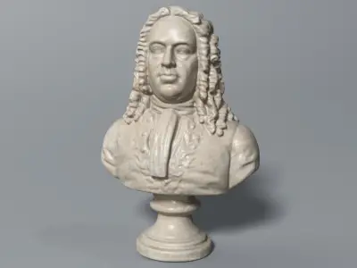 Handel Bust 3D model