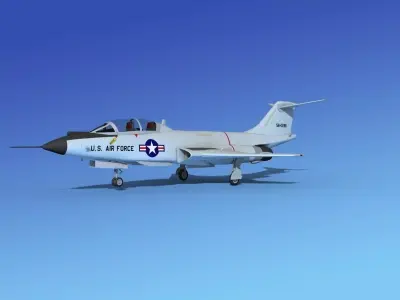 McDonnell F-101B Voodoo V09 3D model