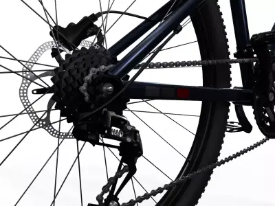 Mountain Cycle 3D Model Low Poly PBR Textured FBX Low-poly 3D model