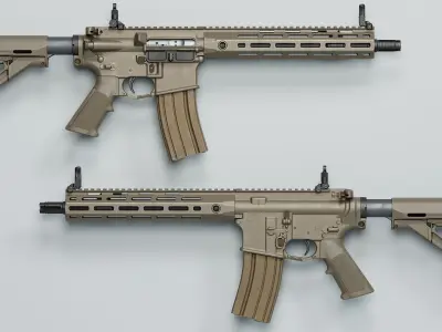 SR-15 - Replica Low-poly 3D model