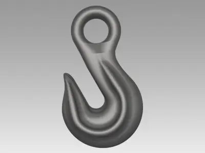 Lifting hook 3D model