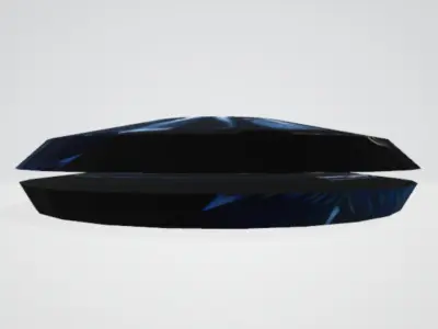 Flying Saucer UFO Ovni Spaceship Low-poly 3D model