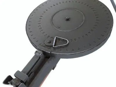 DP machinegun degtyareva 3D model