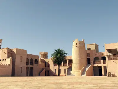 AjmanFort - UAE Low-poly 3D model