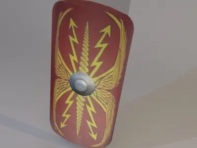 3D Model Roman Legionnaire Shield 3D model