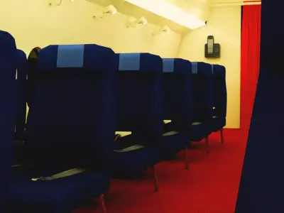 Airplane Inside Low-poly 3D model