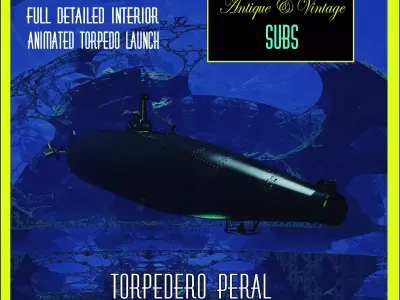 Isaac Peral sub full model 3D model