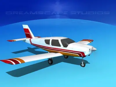 Socata TB-20 Trinidad V06 3D model