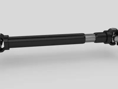 Drive Shaft Low-poly 3D model