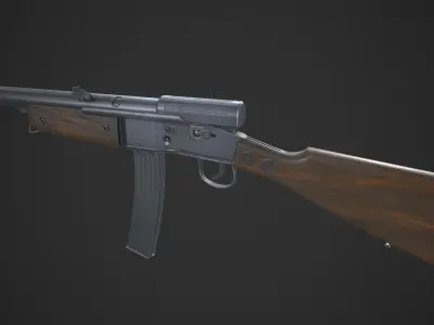 Volkssturmgewehr Low-poly 3D model