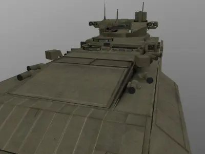 T-15 Barbaris Low-poly 3D model