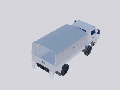 worker 4X4 UN Brazil Low-poly 3D model