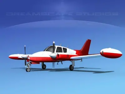 Cessna 310 V14 3D model