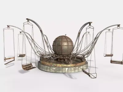 Abandoned Octopus Swing 3D model