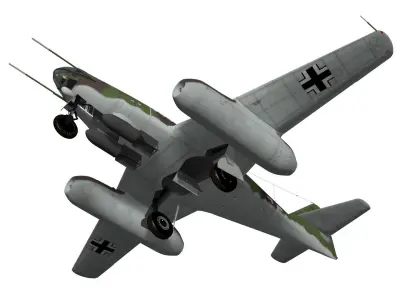 Messerschmitt Me 262 A-1aU2 3D model