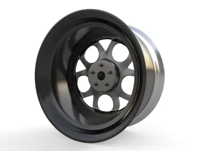Alfa Romeo custom wheels 3D model
