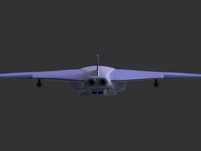 Mantajet jet plane 3D print model