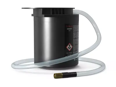 Tesla Automotive Tire Sealant Container 3D model