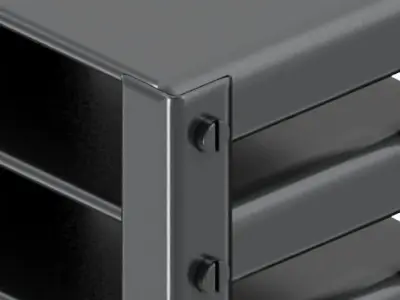 Glossy Storage Rack 3D model