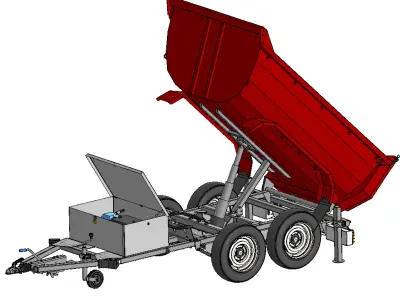 Tipper Trailer 3D model