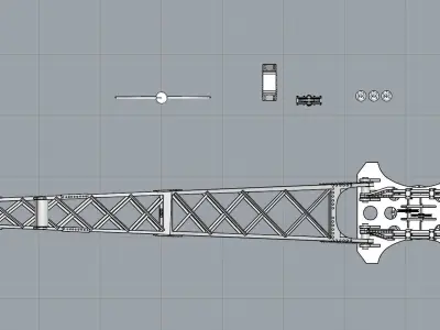 crane Yamato 3D print model