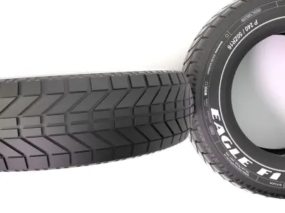 GOOD YEAR TYRE MODEL  Low-poly 3D model