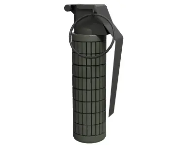 Stun Grenade 02 - Low Poly Game Ready Low-poly 3D model