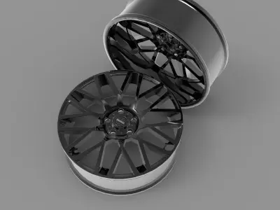 MOMO Revenge Alloy Wheel 3D model