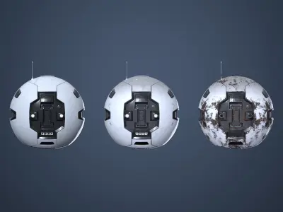 Surveillance Drone Mk1 Pack 3D model