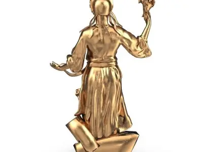 Ukraine Statue 3D model