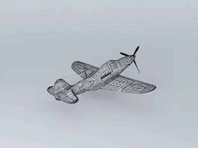 Bell P-39 Airacobra Free 3D model