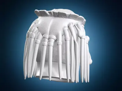 Yautja Head Bust 3D print model