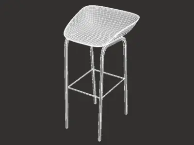 Bar Chair Free 3D model shop