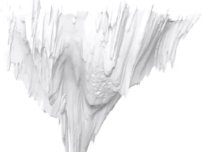 Floating Mountain 2 3D model